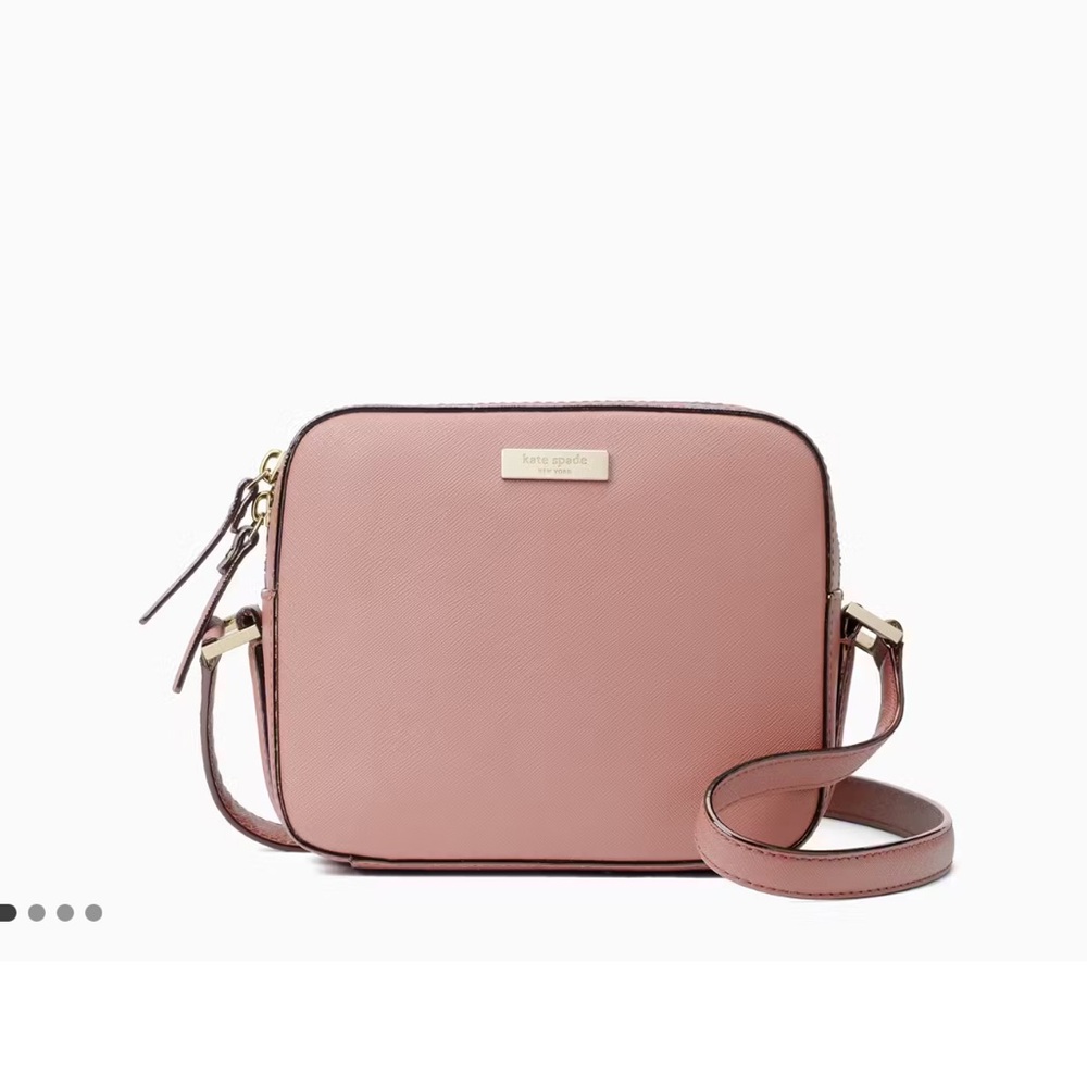 Kate Spade Newbury lane cammie dusty pink crossbody bag - Picture 2 of 10